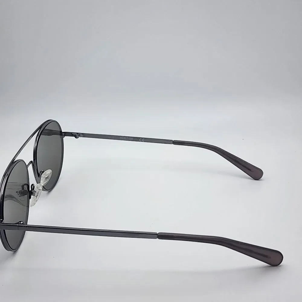 Reaction Kenneth Cole Gray Aviator Sunglasses